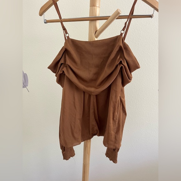 Chocolate Tops - Chocolate USA Brown Garment